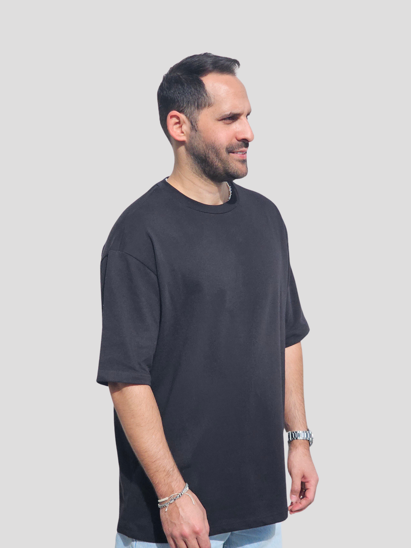 טישירט 100% כותנה שחור